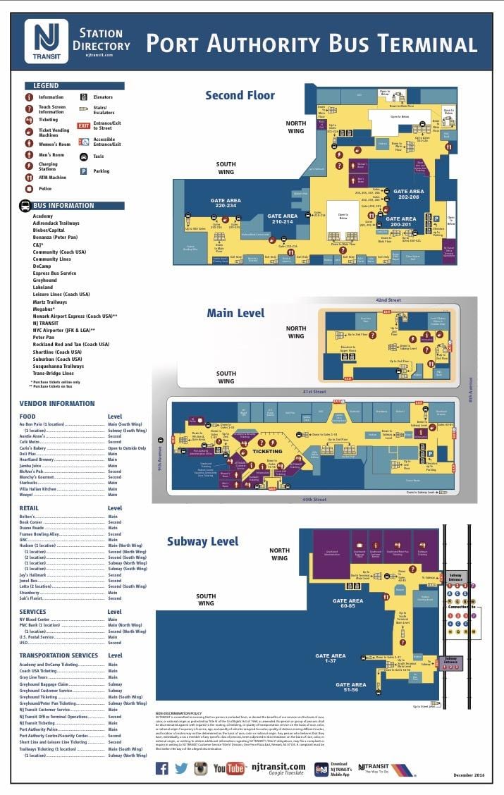 港口管理局汽车路线图