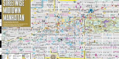 地图曼哈顿纽约