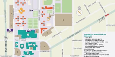 地图纽约大学校园