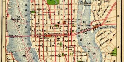 地图上的老曼哈顿